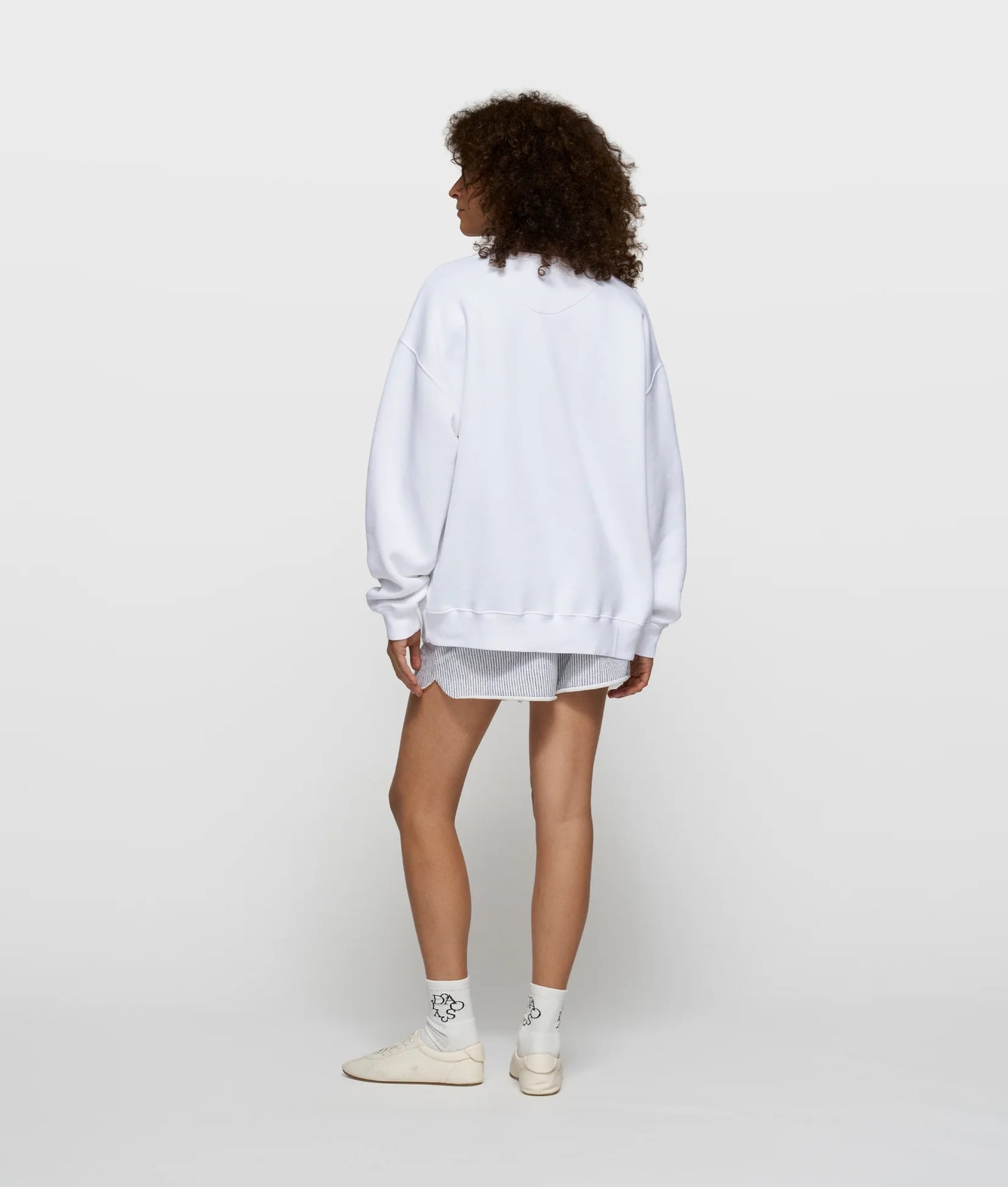 10DAYS AMSTERDAM Statement Sweater Smile White