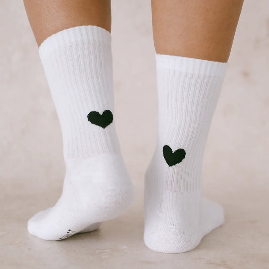 EULENSCHNITT Socken Herz