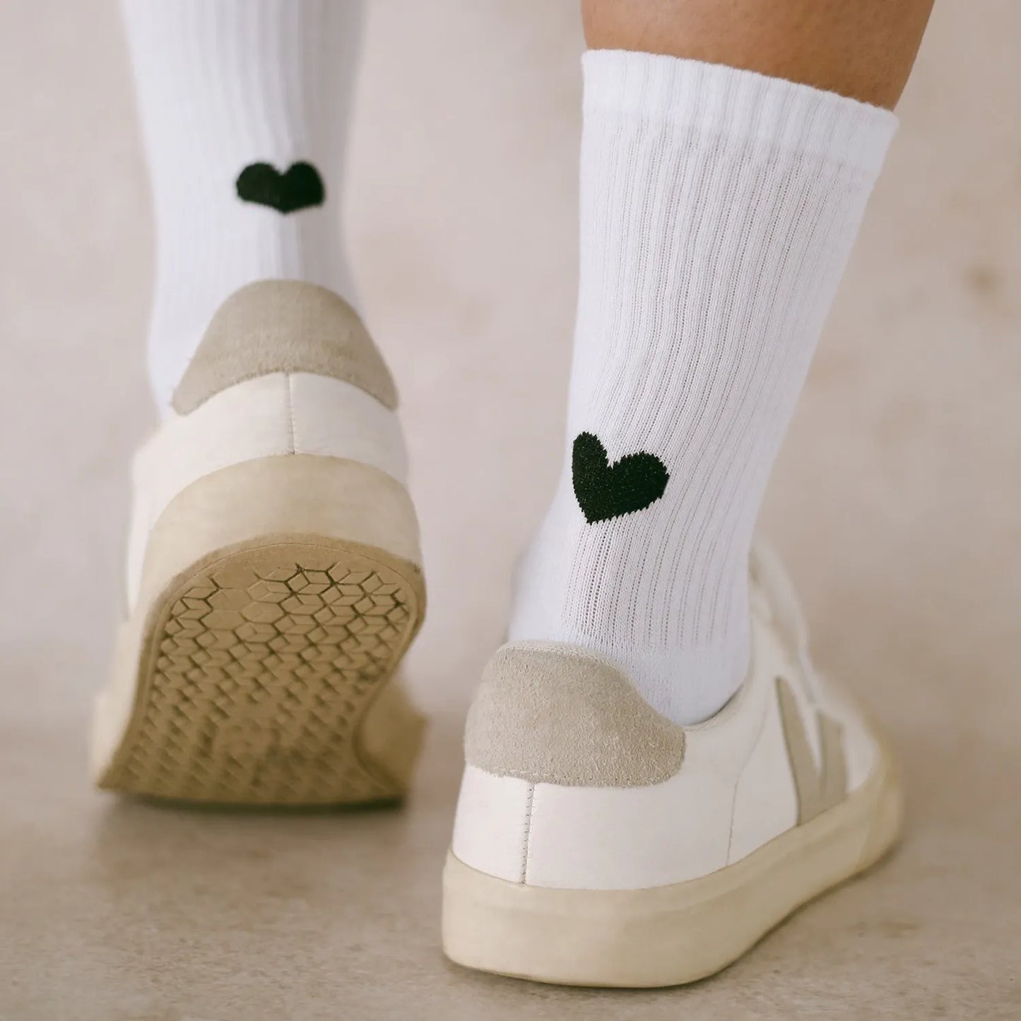 EULENSCHNITT Socken Herz