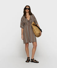 Lade das Bild in den Galerie-Viewer, 10 DAYS AMSTERDAM Fleece Tunic Stripes Moonrock
