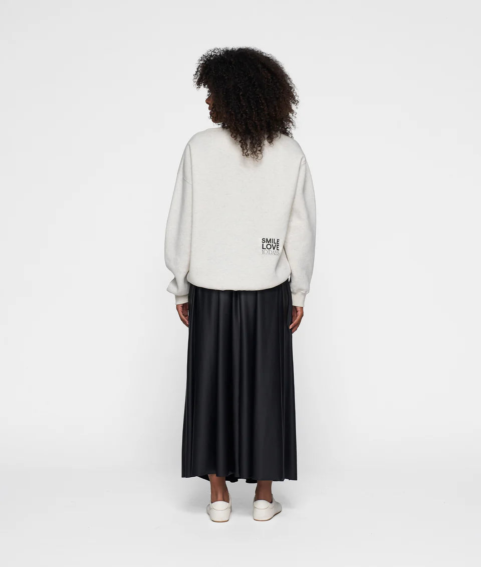 10DAYS AMSTERDAM Leatherlook Plated Skirt