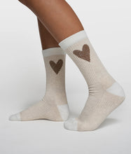Lade das Bild in den Galerie-Viewer, 10DAYS AMSTERDAM Socks Heart White Melee
