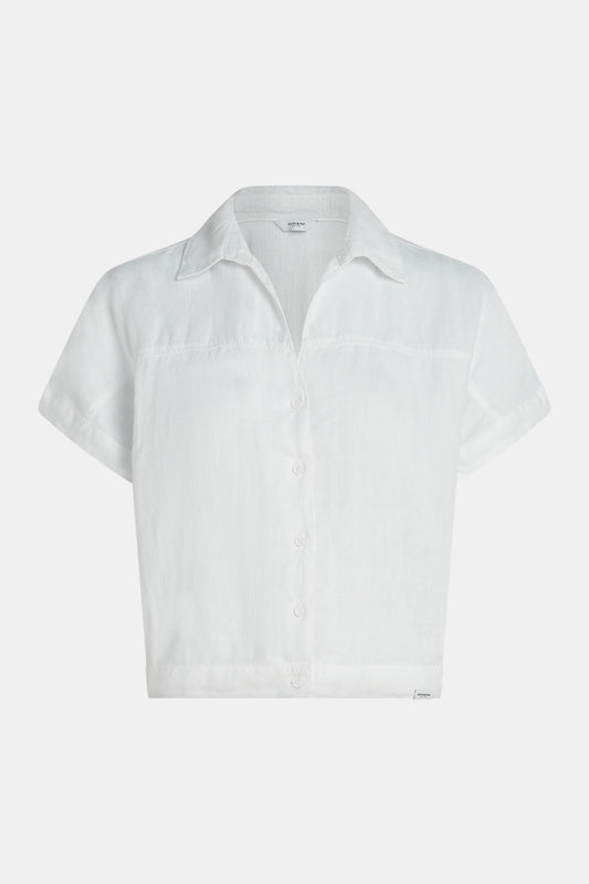 PENN & INK Leinenbluse white