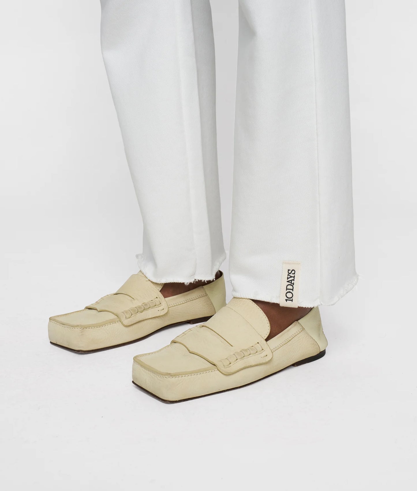 10DAYS AMSTERDAM Straight Jogger Ecru