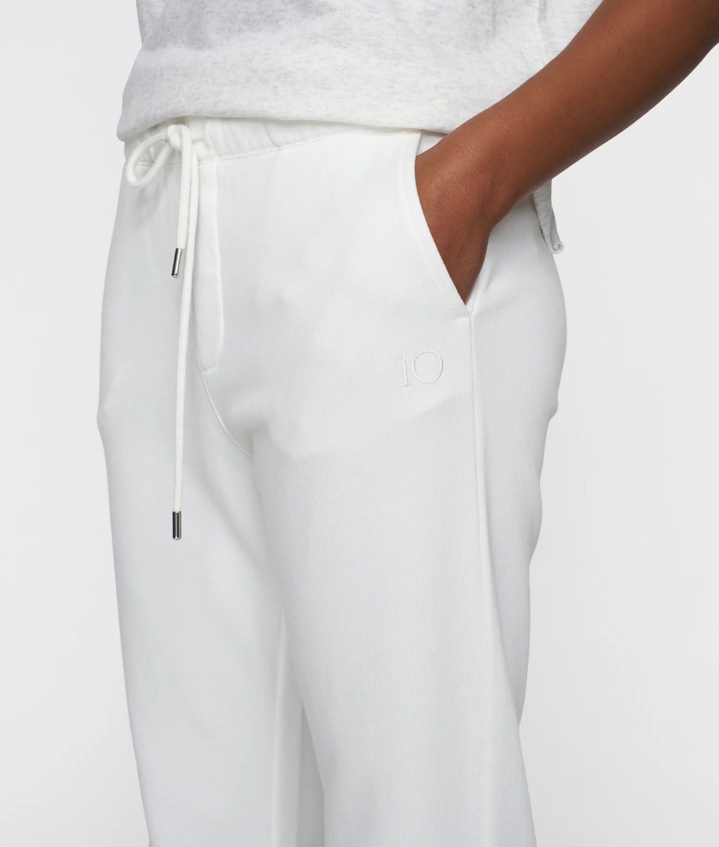 10DAYS AMSTERDAM Straight Jogger Ecru