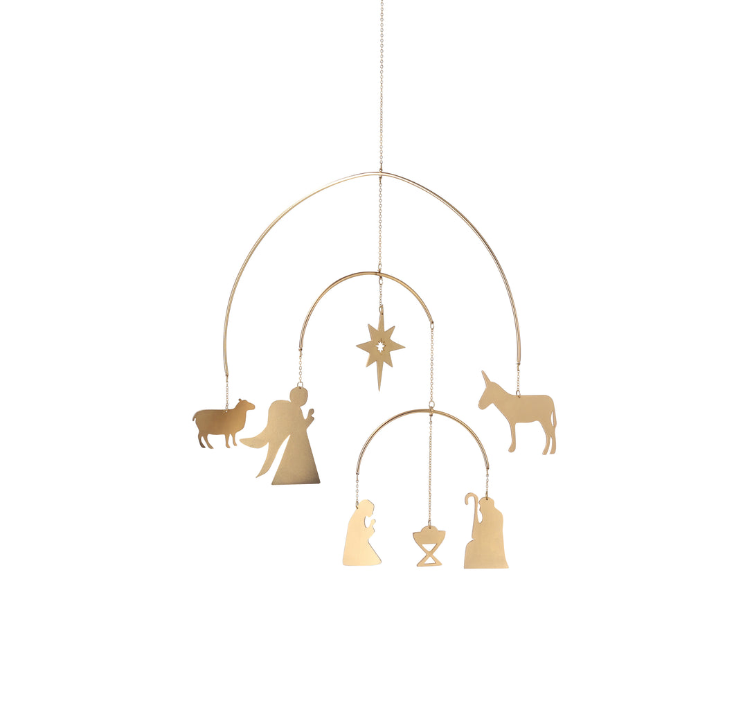RAEDER DESIGN Weihnachtsmobile Krippe & Tiere