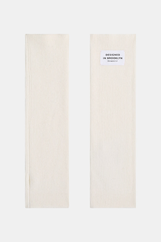 PENN & INK N.Y. Arm Warmers - Armstulpen Ecru