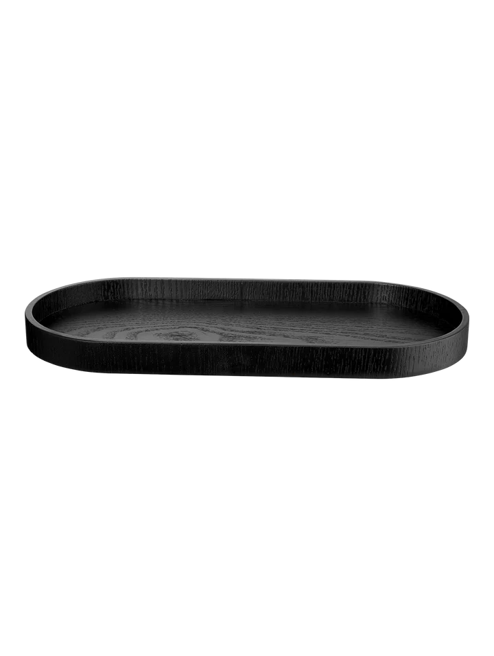 ASA SELECTION Holztablett Oval in 2 Größen schwarz