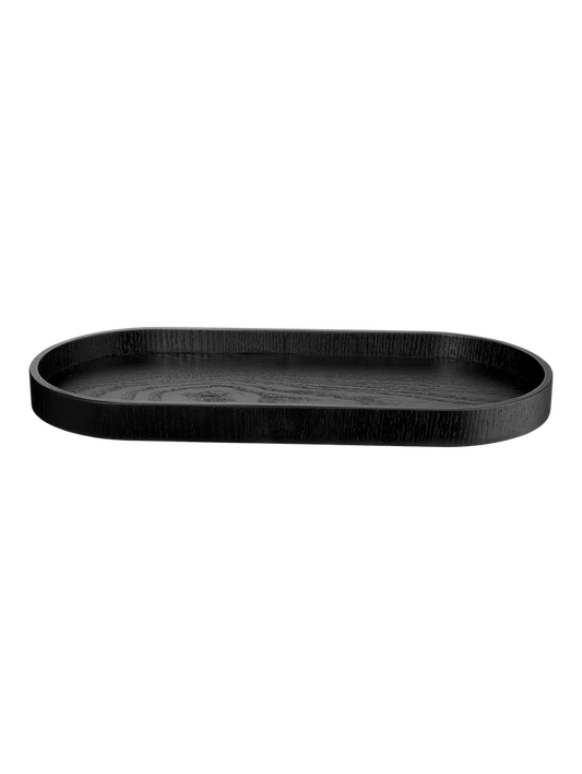 ASA SELECTION Holztablett Oval in 2 Größen schwarz
