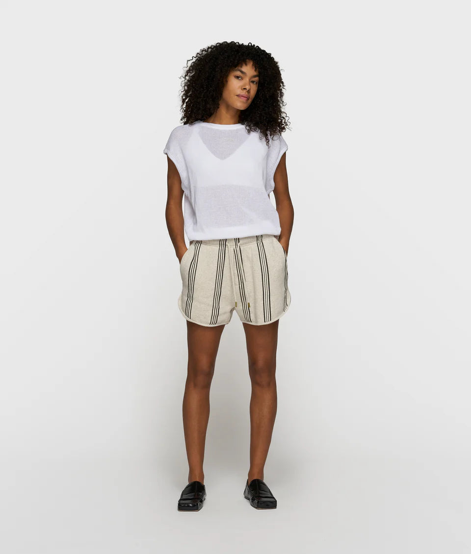 10DAYS AMSTERDAM Balloon Top Shirt White