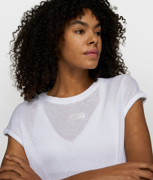 10DAYS AMSTERDAM Balloon Top Shirt White