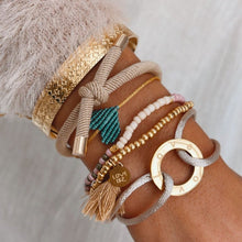 Lade das Bild in den Galerie-Viewer, LOVE IBIZA Elastikband Armbandset Wildrose
