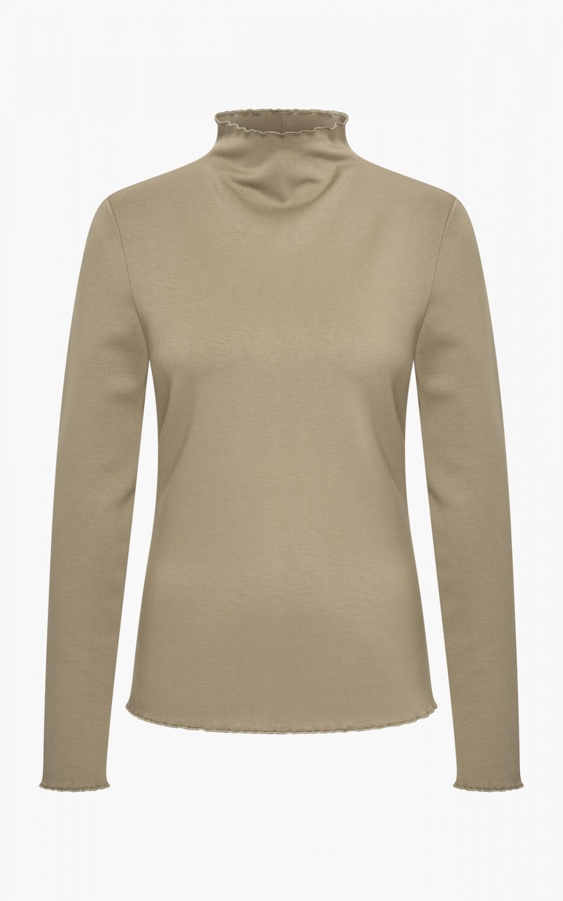 AIMEE THE LABEL Longsleeve HiskeA5 Schlamm