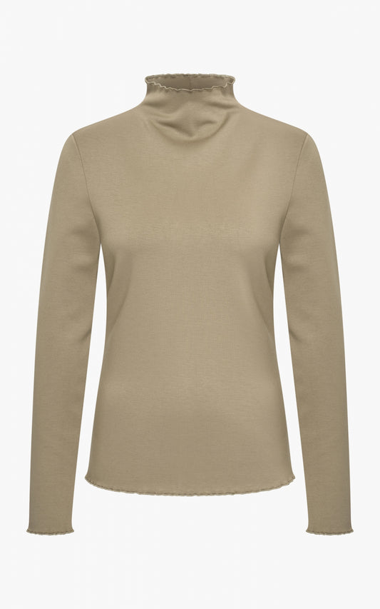 AIMEE THE LABEL Longsleeve HiskeA5 Schlamm