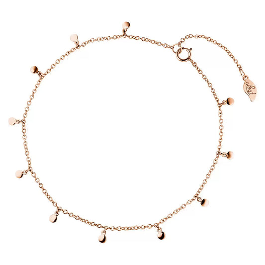 LEAF Fusskettchen Platelet Rosegold