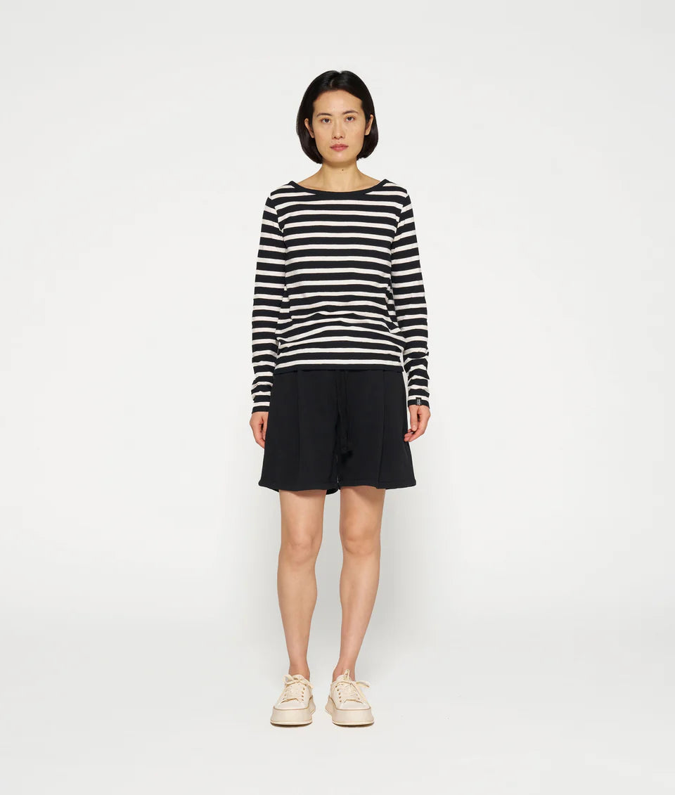 10 DAYS AMSTERDAM Long Sleeve Tee Stripes black/light natural