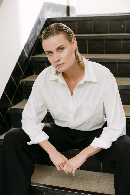 AIMEE THE LABEL Bluse Louen2 White