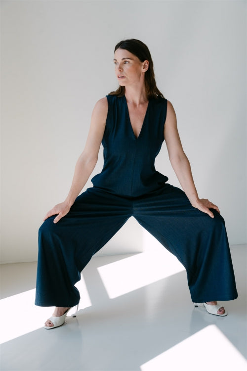 AIMEE THE LABEL RomyS6 Jumpsuit Blue Jeans