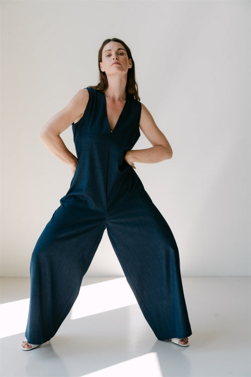 AIMEE THE LABEL RomyS6 Jumpsuit Blue Jeans