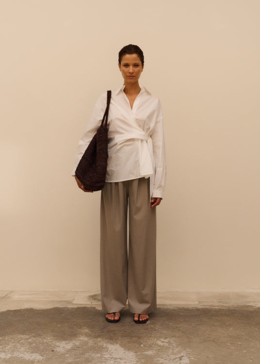 CLUB L'AVENIR Wickelbluse Seliy'CL White