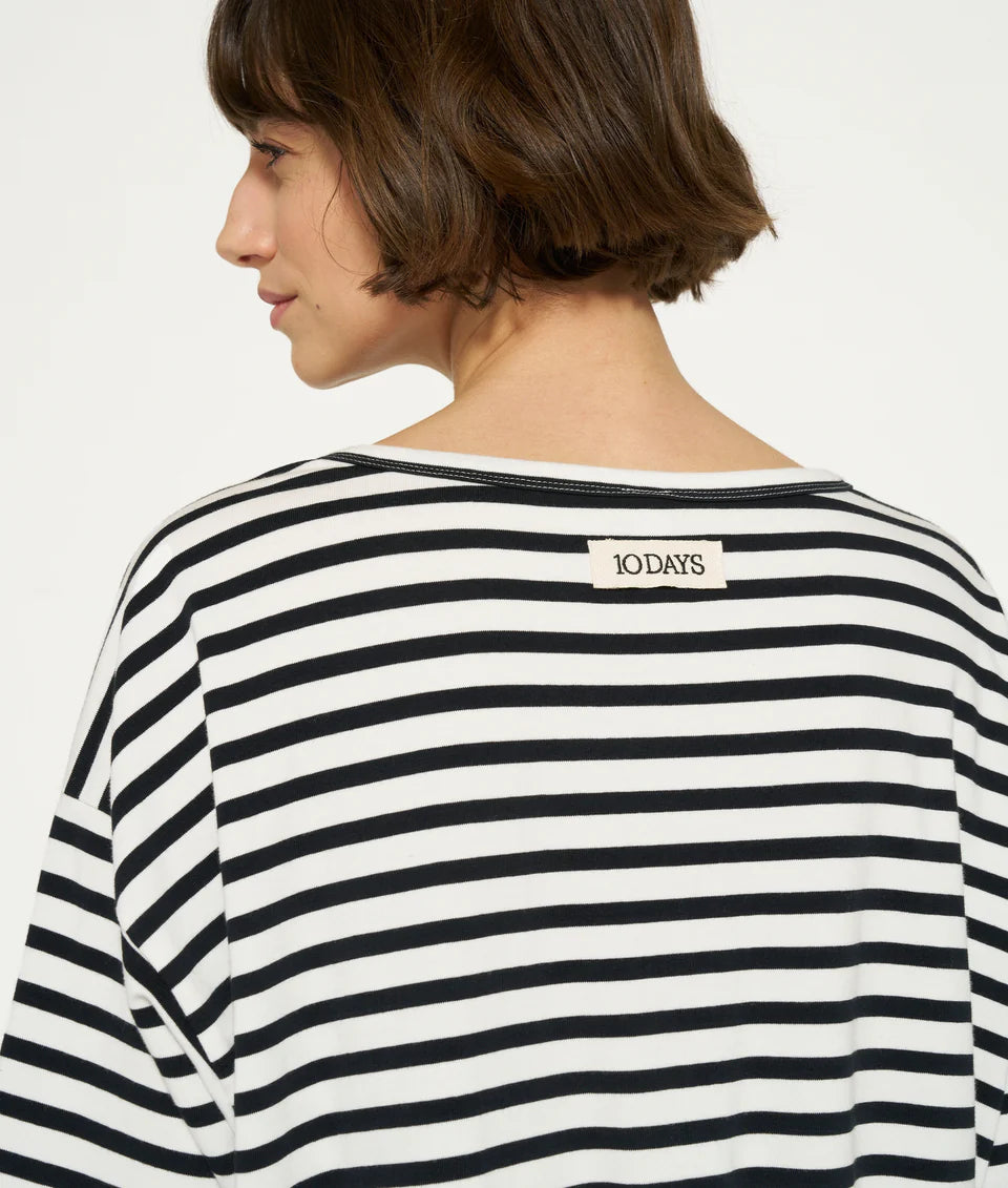 10 DAYS AMSTERDAM Proud Dress Stripes
