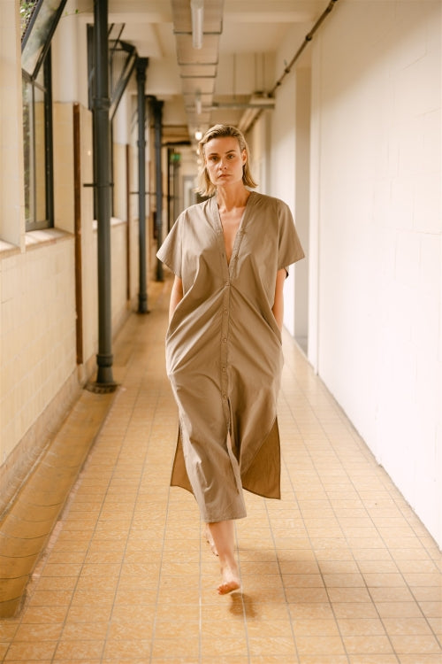 AIMEE THE LABEL MirisS6 Dress Taupe