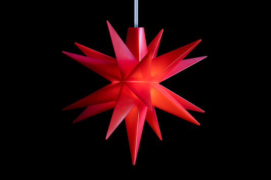 Sterntaler Ministern rot 12 cm mit Batteriefach und Fernbedienung für außen
