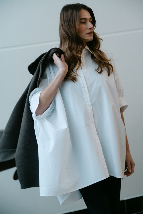 AIMEE THE LABEL Bluse MonacoW6 White