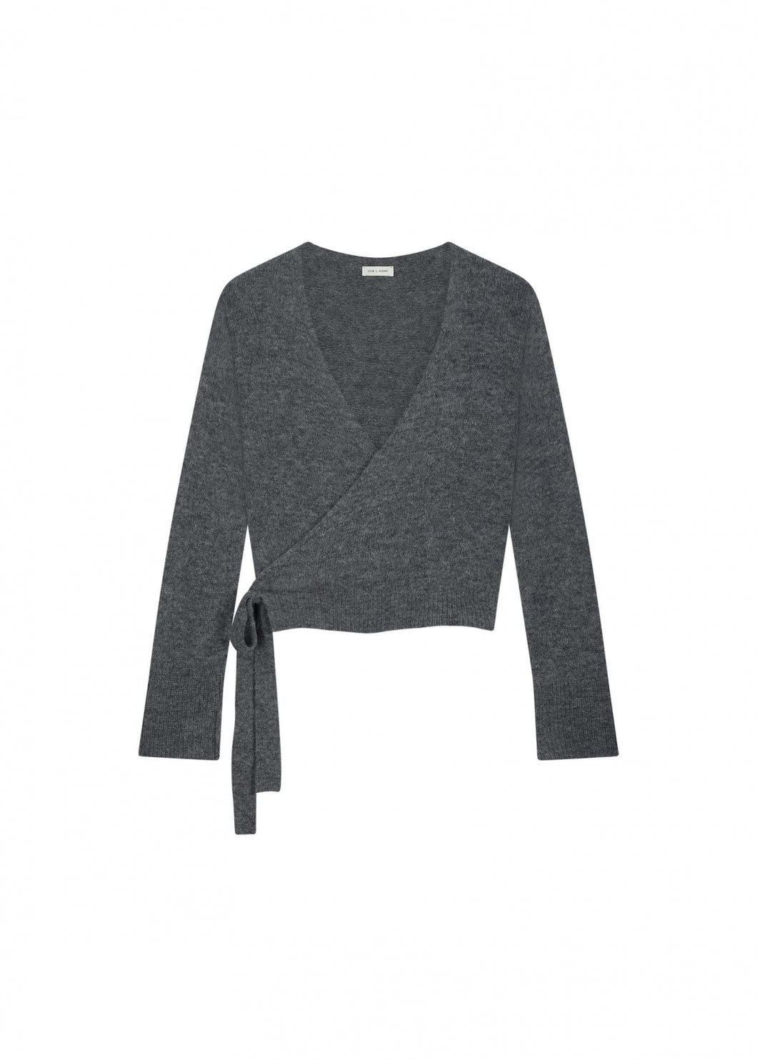 CLUB L' AVENIR Wickelcardigan Jua'CL Grey Melee