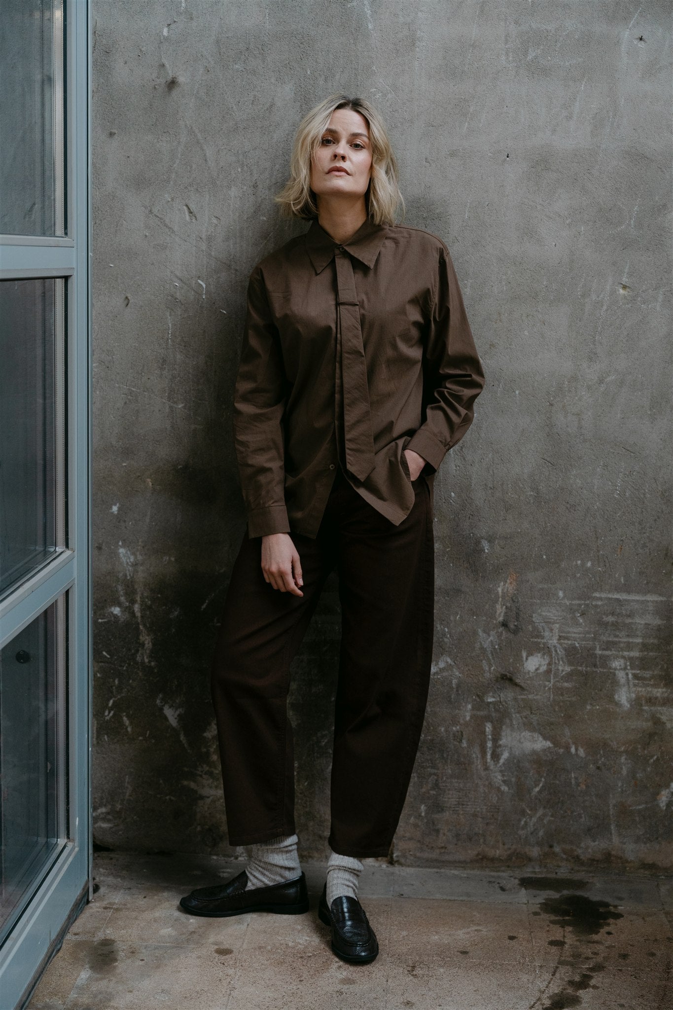 AIMEE THE LABEL JakartaW6 Bluse Brown