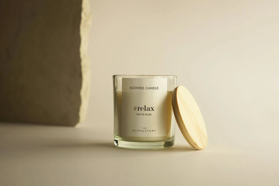 THE OLPHACTORY Duftkerze Relax - White Musk