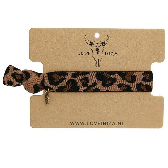 LOVE IBIZA Elastikband Leopard
