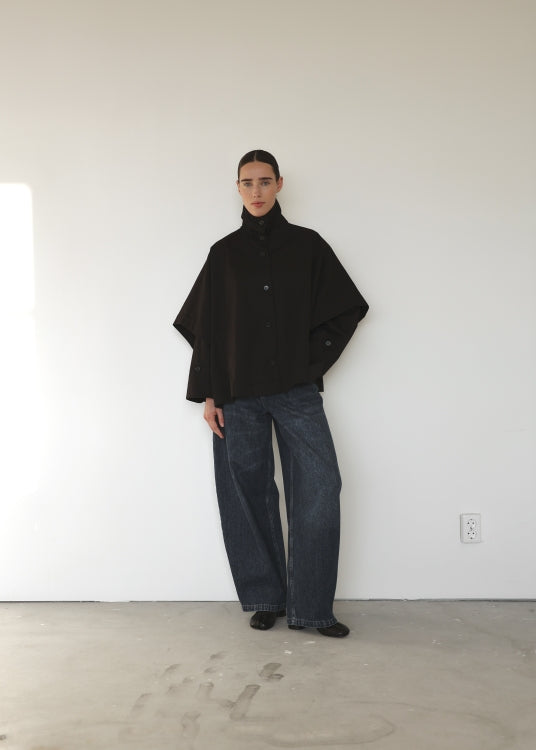 CLUB L'AVENIR Trenchcoat Hanay'CL Black