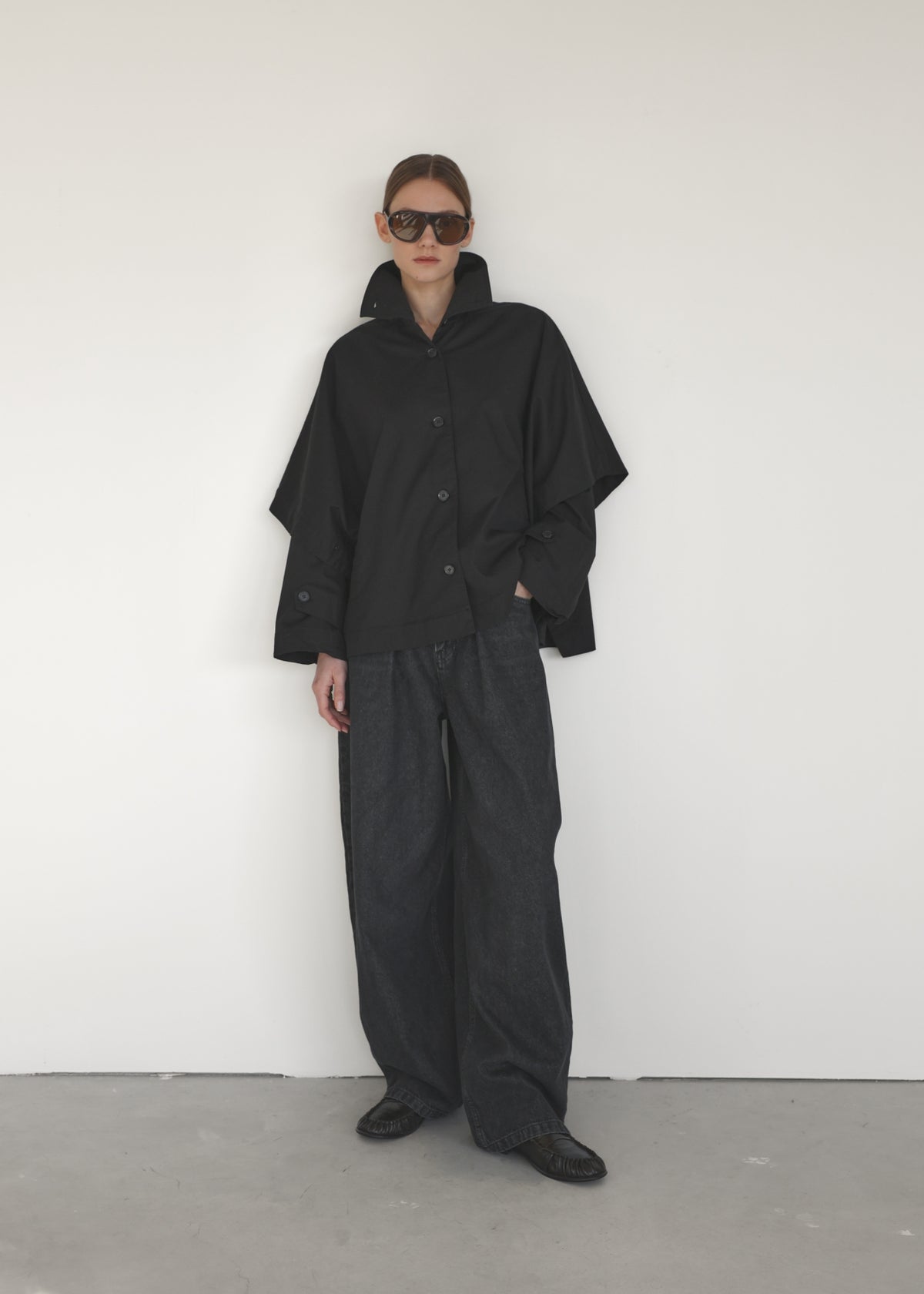 CLUB L'AVENIR Trenchcoat Hanay'CL Black