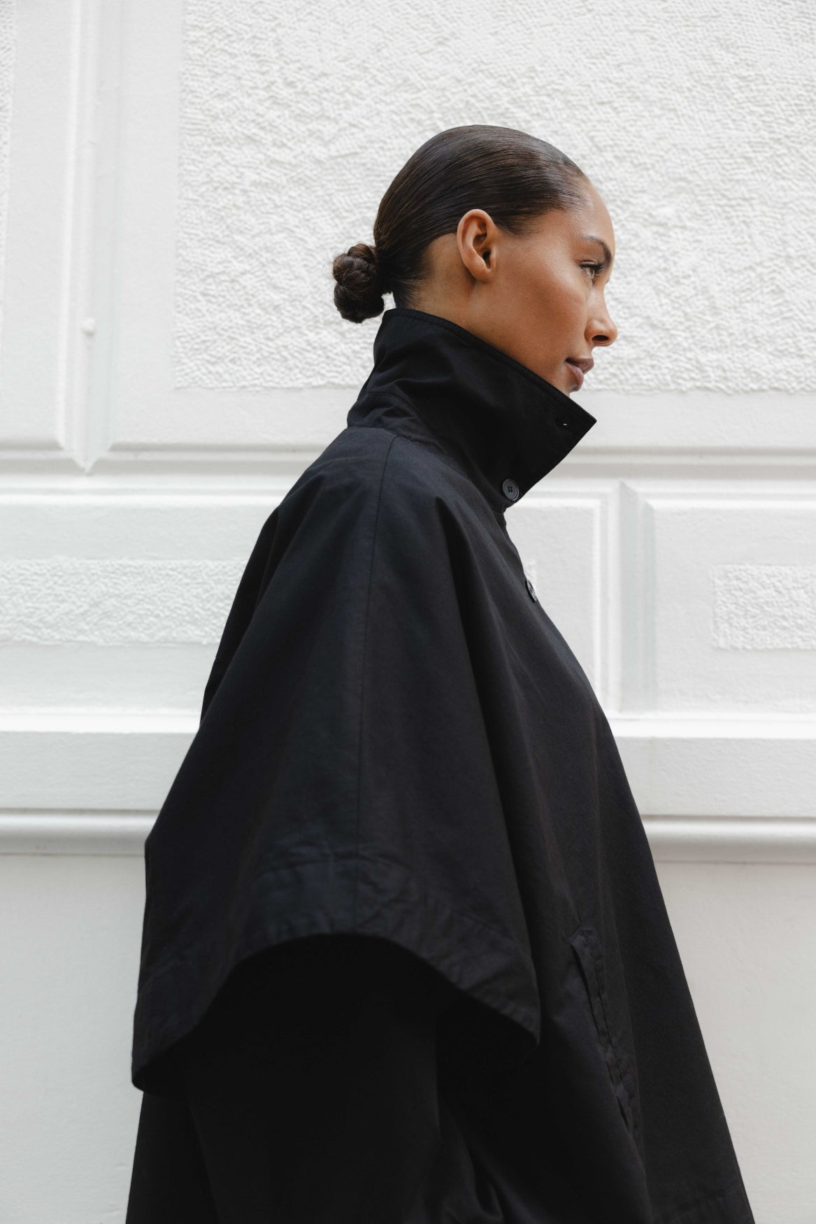 CLUB L'AVENIR Trenchcoat Hanay'CL Black