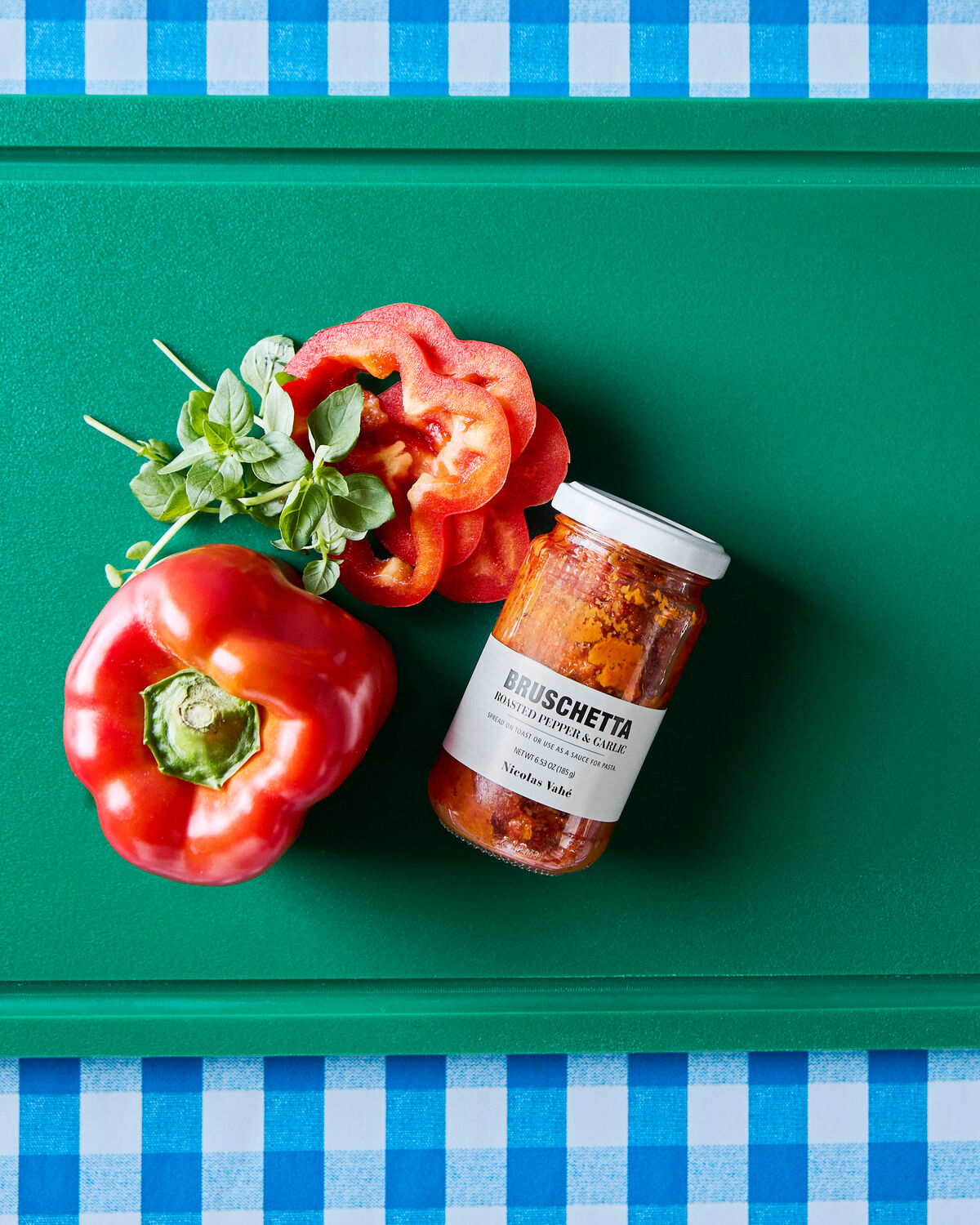 NICOLAS VAHE Bruschetta, Roasted Peppers & Garlic