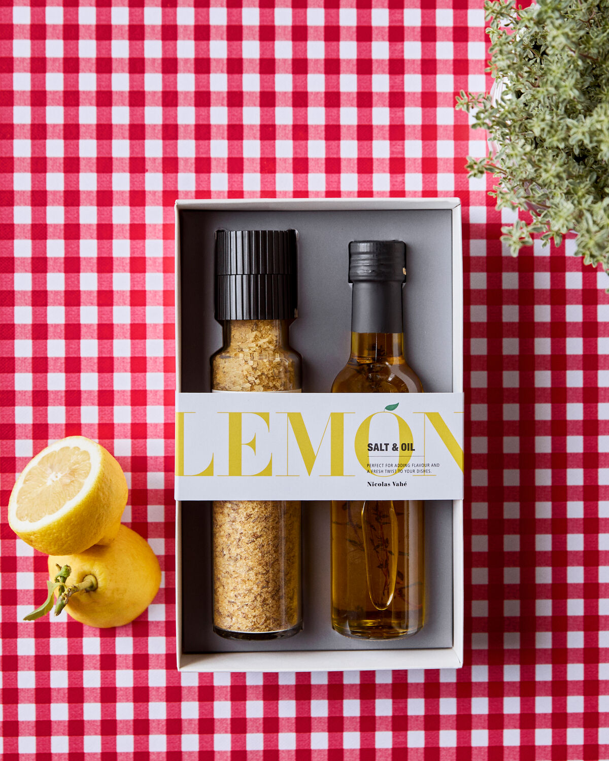 NICOLAS VAHE Gift Box, Salt & Oil, Lemon
