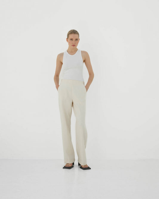 CLUB L'AVENIR Wide Pants - Hose Flo'CL Off White