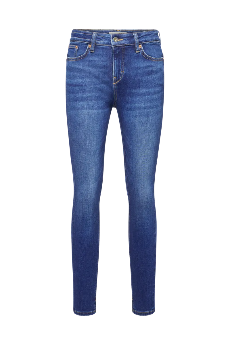 DRYKORN Jeanshose Need Cropped - Mid Blue Denim