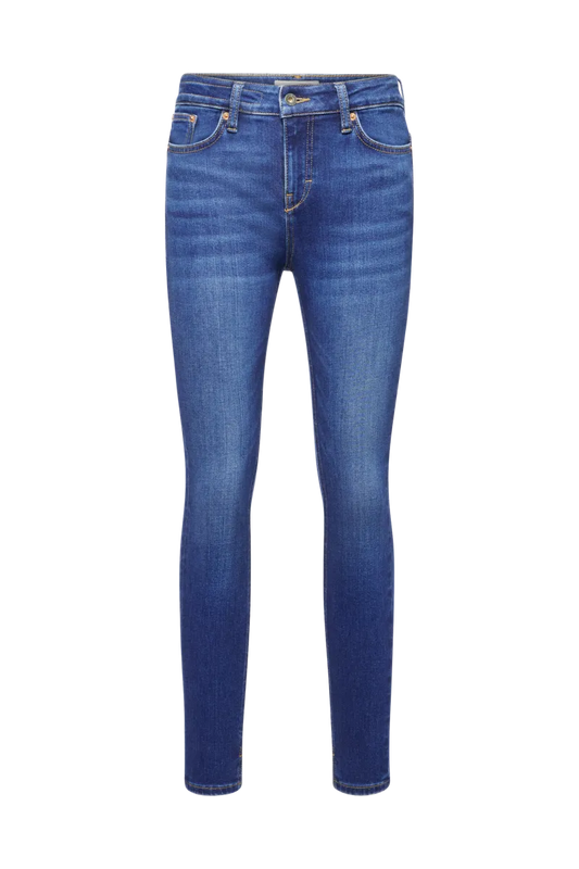 DRYKORN Jeanshose Need Cropped - Mid Blue Denim