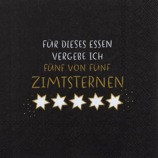 RAEDER DESIGN Papierservietten Zimtsterne