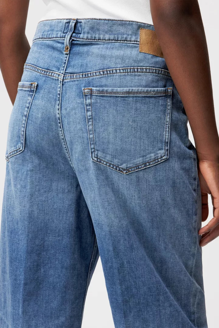 DRYKORN Damen Jeans Flown Mid Blue