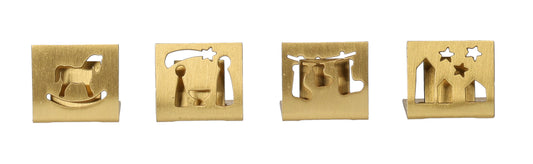 RAEDER DESIGN Weihnachtseckchen Kartenhalter in 4 Designs