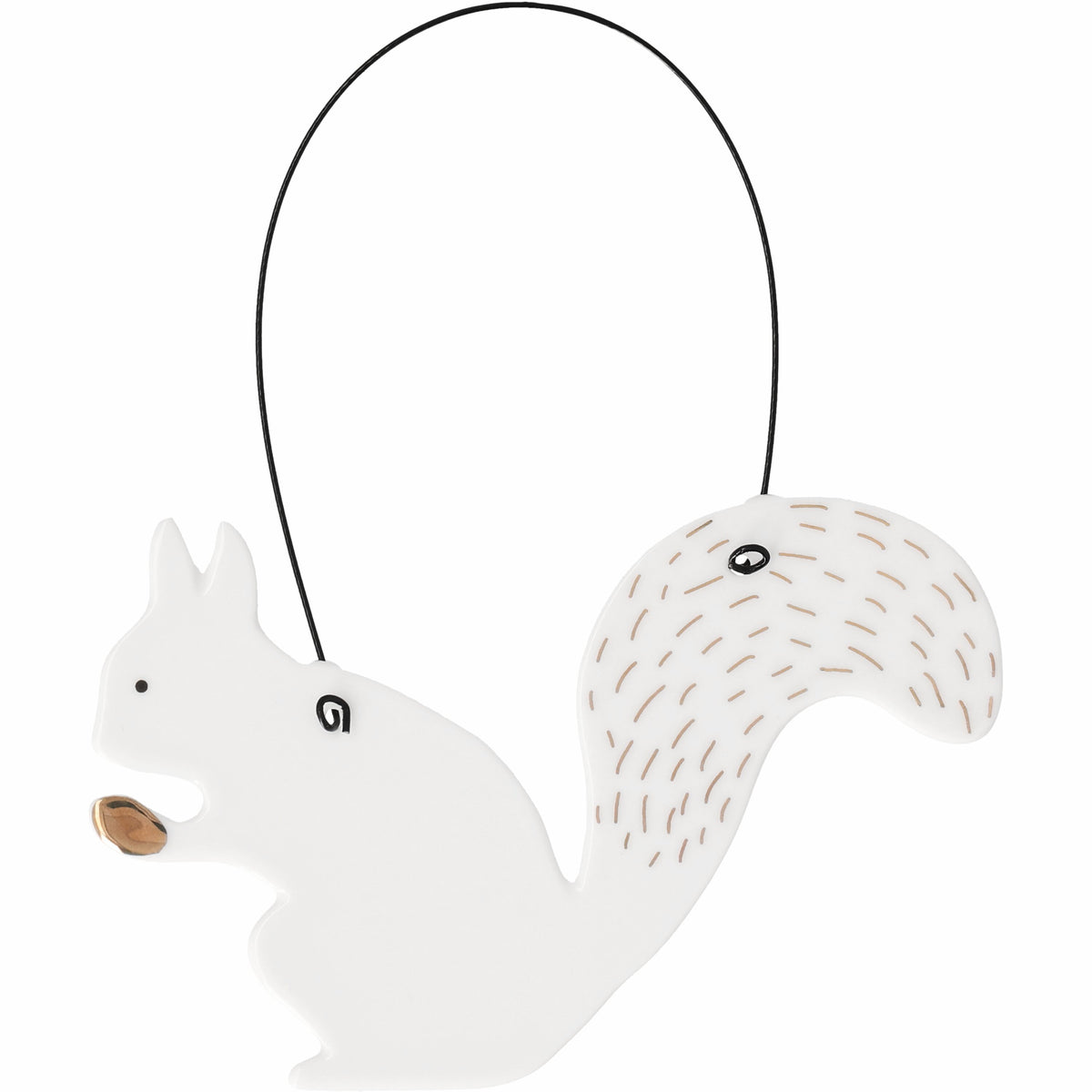 RAEDER DESIGN Wintertier Anhänger Eichhörnchen