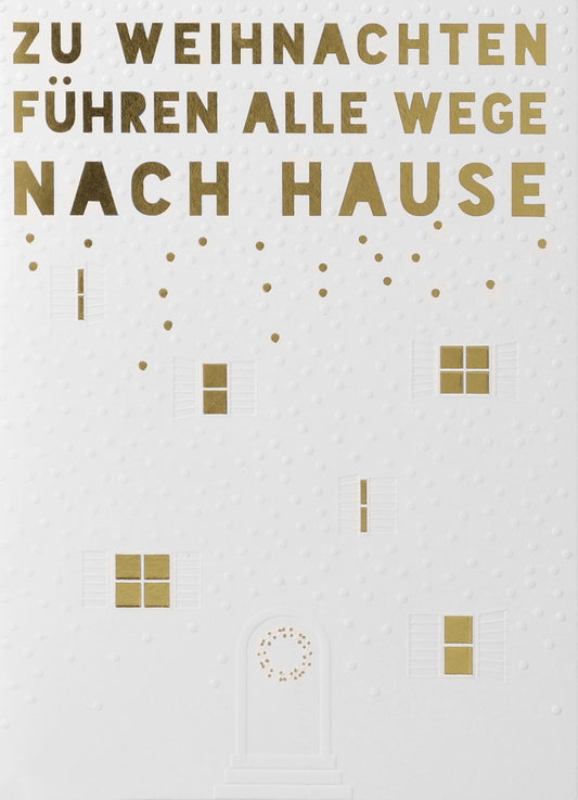 RAEDER DESIGN Winterhaus Karte