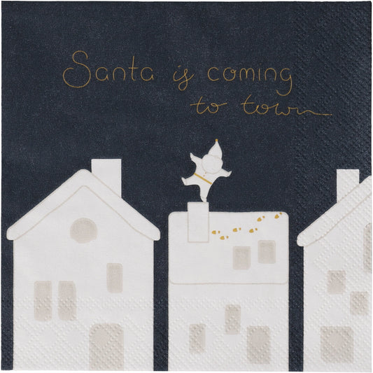 RAEDER DESIGN Cocktailservietten Santa is coming