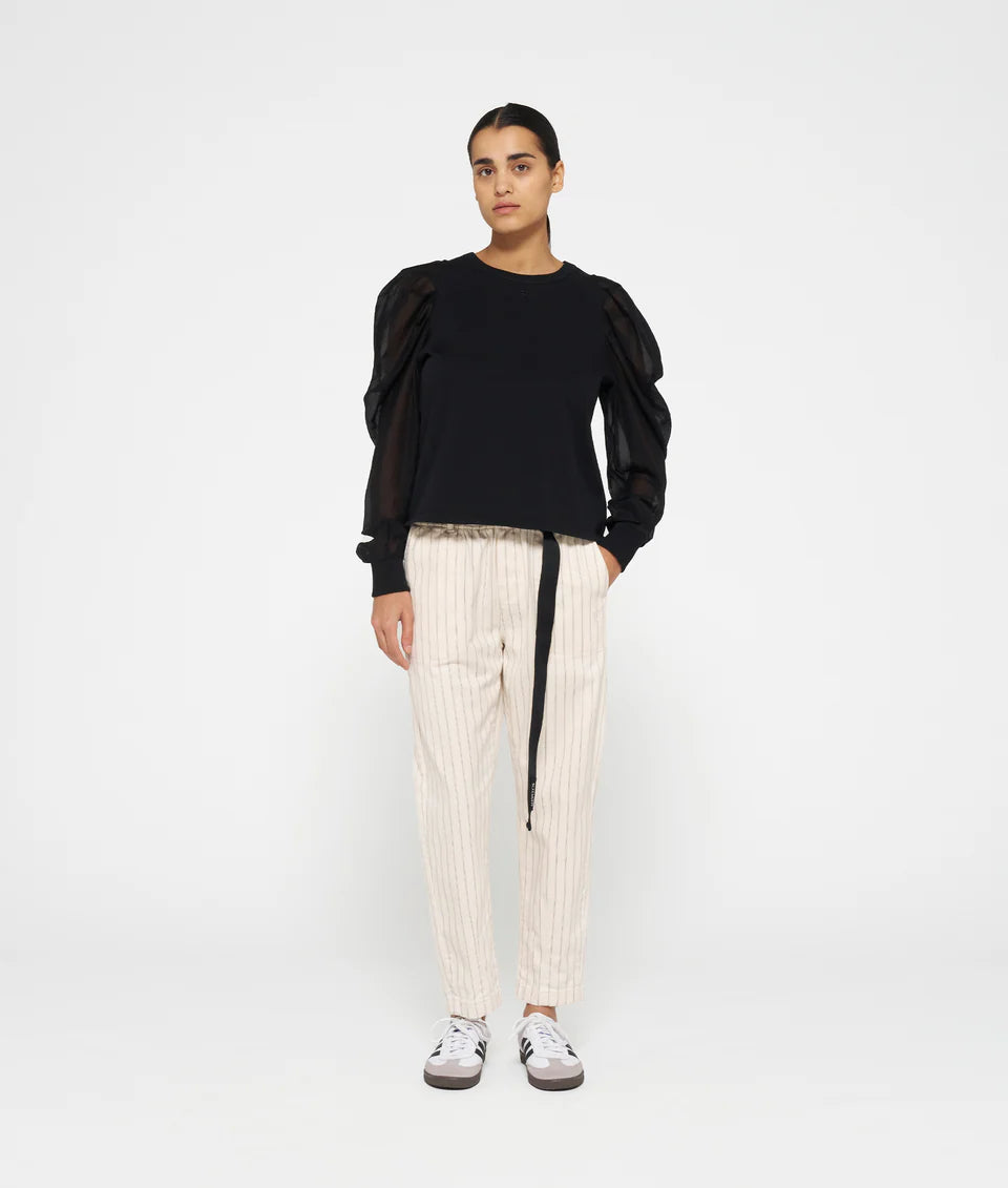 10 DAYS AMSTERDAM Belted Pants Pinstripe
