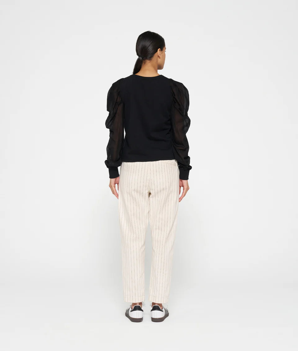 10 DAYS AMSTERDAM Belted Pants Pinstripe