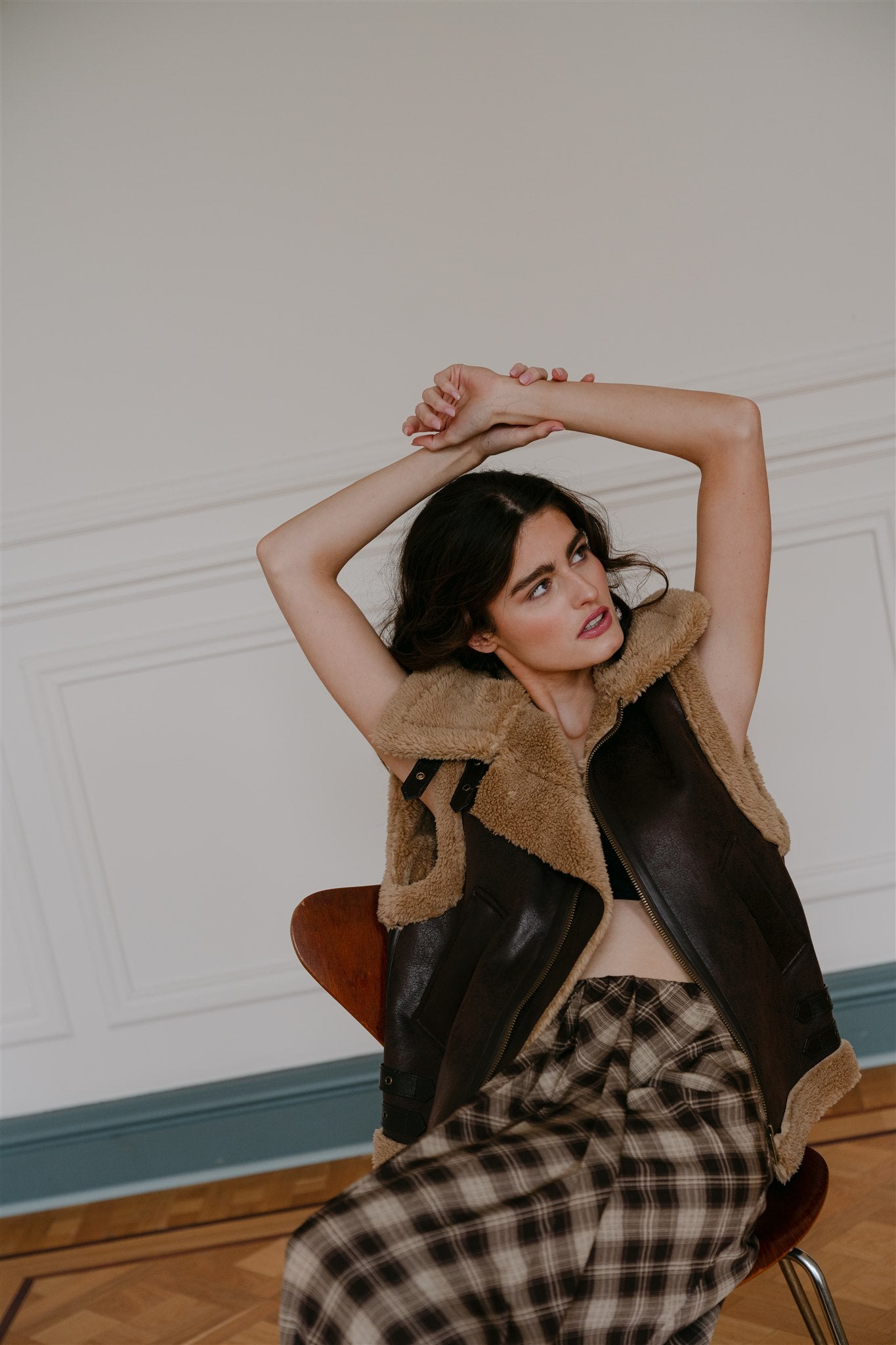 AIMEE THE LABEL HavanaW6 Rock - Brown Check