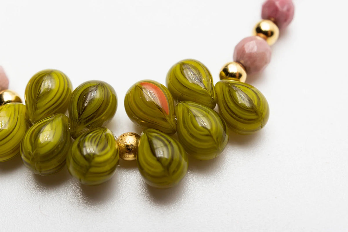 SCHMÜCKSTÜCK Armband Drops Green